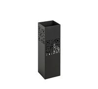HAKU Porte-parapluies, Noir, métal - Dimensions : L 16 x H 48 x P 16 cm, Style : Moderne
