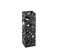 HAKU Porte-parapluies, Noir, métal - Dimensions : L 16 x H 48 x P 16 cm, Style : Moderne