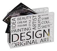 HAKU Porte-revues en métal blanc, porte-journaux, porte-revues - Dimensions : L 35 x H 26 x P 10 cm, Style : Moderne