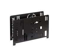 HAKU Porte-revues en métal noir, porte-journaux, porte-revues - Dimensions : L 37 x H 26 x P 12 cm, Style : Moderne