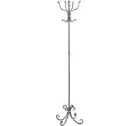 HAKU Portemanteau Anthracite Portemanteau sur Pied en métal - Dimensions : H 180 x Ø 46 cm, Style : Art déco
