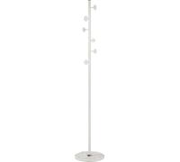 HAKU Portemanteau blanc, marbre, métal - Dimensions : H 180 x Ø 35 cm, style : moderne