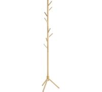 HAKU Portemanteau naturel, portemanteau sur pied en bois massif - Dimensions : H 174 x Ø 43 cm, style : traditionnel