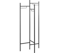 HAKU Portemanteau noir, portemanteau sur pied en métal - Dimensions : L 70 x H 170 x P 36 cm, style : moderne