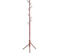 HAKU Portemanteau rouge, portemanteau sur pied en métal - Dimensions : H 173 x Ø 48 cm, style : traditionnel