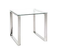 Table d'Appoint Design Hytin 55cm Argent