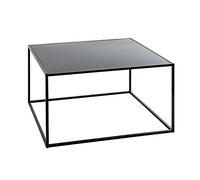 HAKU Table d'appoint en métal Noir, Petite Table Basse - Dimensions : L 70 x H 40 x P 70 cm Style : Moderne