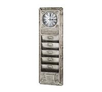 HAKU Tableau Pense-bête Anthracite, Verre, métal - Dim.: L 38 cm x H 120 cm x P 8 cm, Style: Industrial