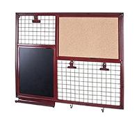 HAKU Tableau Pense-bête Rouge, liège, métal - Dim.: L 65 cm x H 57 cm x P 6 cm, Style: Industrial