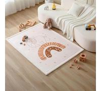 Hakuna Matte Tapis d'éveil Bébé 170x120x2,5cm, Éléphant Arc-en-Ciel - Tapis de Jeux avec Mousse Mémoire de Haute Qualité - Tapis Antidérapant pour, Tapis de Sol Enfant, Tatami Bébé