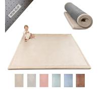 Hakuna Matte Tapis d'éveil Bébé 200x150x2,5cm, Beige - Tapis de Jeux avec Mousse Mémoire de Haute Qualité - Tapis Antidérapant pour Bébé, Tapis de Sol Enfant, Tatami Bébé