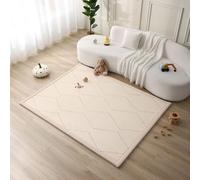 Hakuna Matte Tapis d'Éveil Cloud-Soft 200x150x2,5 cm Zigzag | Mousse Haute Densité Premium, Tapis de Chambre d'Enfant Antidérapant, Doux et Confortable