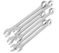 HAKZEON Lot de 6 Clef Plate à Cliquet Mixtes 22-30 mm, Ensemble de Clés Mixtes Métriques Professionnelles avec Design à 12 Points, Décalage à 15 degrés