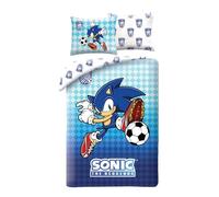 Halantex - Sonic The Hedgehog - Parure de lit Sonic The Hedgehog 140 x 200 cm / 70 x 90 cm