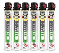 Halbau Lot de 6 cartouches de gaz 165 mm, 80 ml, Fuel Cell, HB31