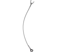 HALDER 22400.1261 Corde de support en acier inoxydable avec clip de fixation et câble de fixation