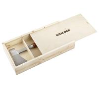 Hachette, Avec poignée en cuir, avec ceinture à poche en cuir de qualité protégeant les lames dans un joli coffret cadeau en bois - 3555s001