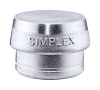 Embouts HALDER SIMPLEX métal doux, argent - D=80 mm - 3209.080