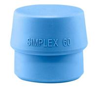 Halder HALDER Embout en plastique TPE-soft pour maillet à frappe amortie SIMPLEX, pièce 60 mm Quantité:1