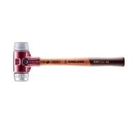 Maillet HALDER SIMPLEX TPE moyen / métal doux avec boîtier en fonte malléable et manche en bois - D=40 mm - 3039.040