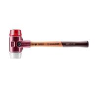 Maillet HALDER SIMPLEX plastique / superplastique avec boîtier en fonte malléable et manche en bois - D=50 mm - 3067.050