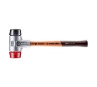 Halder - Maillet SIMPLEX - Caoutchouc/plastique, boîtier alu, manche bois - D50 mm - 3126.050