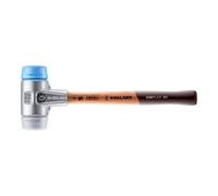 Maillet HALDER SIMPLEX TPE souple / TPE moyen avec boîtier en aluminium et manche en bois - D=50 mm - 3113.050