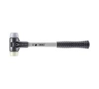Maillet HALDER SIMPLEX TPE moyen / nylon avec boîtier en fonte malléable renforcée et manche en fibre de verre - D=30 mm - 3738.030