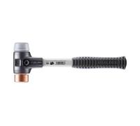 Halder Maillet SIMPLEX TPE-mid cuivre boîtier fonte malléable renforcé manche fibre de verre Ø40 mm