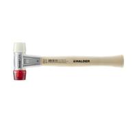 Halder Maillet à frappe amortie BASEPLEX L. 280 mm D. tête 30 mm dur bois nylon blanc/a Quantité:1
