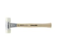 Halder Maillet à frappe amortie BASEPLEX L. 280 mm D. tête 30 mm dur bois nylon blanc H Quantité:1