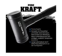 Halder Maillet à frappe amortie BLACKCRAFT L. 310 mm D. tête 50 mm tube en acier antire Quantité:1