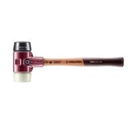 Maillet HALDER SIMPLEX Caoutchouc chargé / nylon avec boîtier en fonte malléable et manche en bois - D=60 mm - 3028.060