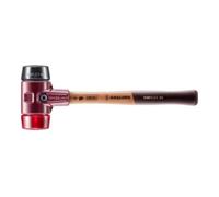 Maillet HALDER SIMPLEX Caoutchouc chargé / plastique avec boîtier en fonte malléable et manche en bois - D=60 mm - 3026.060