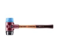 Maillet HALDER SIMPLEX TPE souple / caoutchouc chargé avec boîtier en fonte malléable et manche en bois - D=60 mm - 3012.060
