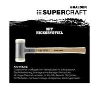 Halder Maillet anti-rebond HALDER avec manche en Hickory Quantité:1