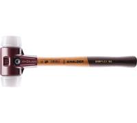 Halder Schonhammer diamètre 50mm 1100g Simplex avec manche bois super-plastique blanc - 3007050