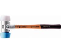 Halder Schonhammer Simplex Longueur 325mm Diamètre tête 50mm 400g bleu - TPE soft / blanc Superp - 3117051