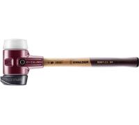 Halder Maillet SIMPLEX 3027.280 – caoutchouc chargé, pied intégré, D 80 mm, manche bois