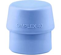 Halder Embouts SIMPLEX TPE souples bleus D 40 mm, 47 g – 3201.040
