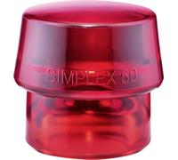 Embouts HALDER SIMPLEX Plastique, rouge - D=50 mm - 3206.050