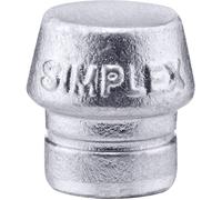 Halder Embouts de rechange SIMPLEX 3209.030 métal doux argent Ø30 mm