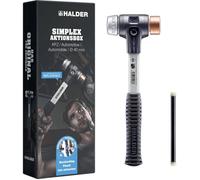 Coffret SIMPLEX pour l'automobile, marteau de protection SIMPLEX D40, cuivre / métal tendre plus perforation | 3749s001