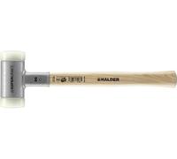 Halder Maillet SUPERCRAFT 3366.050 – Manche en hickory verni ergonomique, anti-rebond – D=50 mm