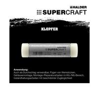 Halder Têtes de maillet L. 155 mm D. tête 30 mm anti-rebond nylon blanc, dur HALDER Quantité:1