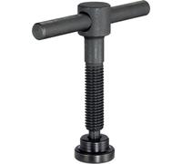 HALDER Vis à bascule, DIN 6304 avec bouton fixe/avec pièce de pression, forme F | d1 = M6 / l1 = 40 mm | 24490.0106