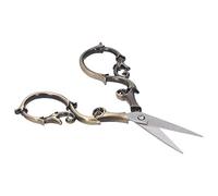 Halearo Ciseaux Rétro en Forme de Gourde, Outils de Coupe de Broderie élégants pour la Couture et la Coupe de beauté, Acier Inoxydable 5.5x11cm 1 unité (Bronze)