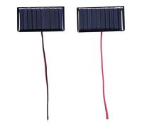 Halearo Module de Panneau Solaire 2 Pièces 5V 0.3W Cellule en Polysilicium