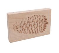 Halearo Moule à Biscuits en Pain D'épices, Tampon en Bois pour la Cuisson, Outil Polyvalent pour Biscuits et Gâteaux, Bois de Hêtre 5,1 X 3,1 X 0,8 Pouces