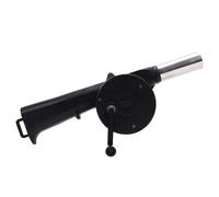 Halearo Souffleur d'air pour Barbecue, Démarreur de Feu Rapide, Souffleur Manuel Portable à Manivelle pour Camping en Plein Air, Cuisinière de Barbecue